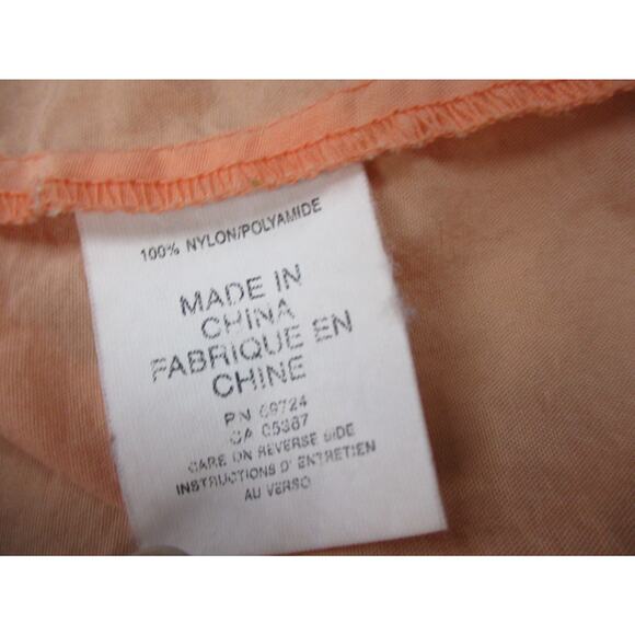 Columbia PFG Button Down Shirt Mens Large Peach Orange Vented Short Sleeve - Picture 15 of 16